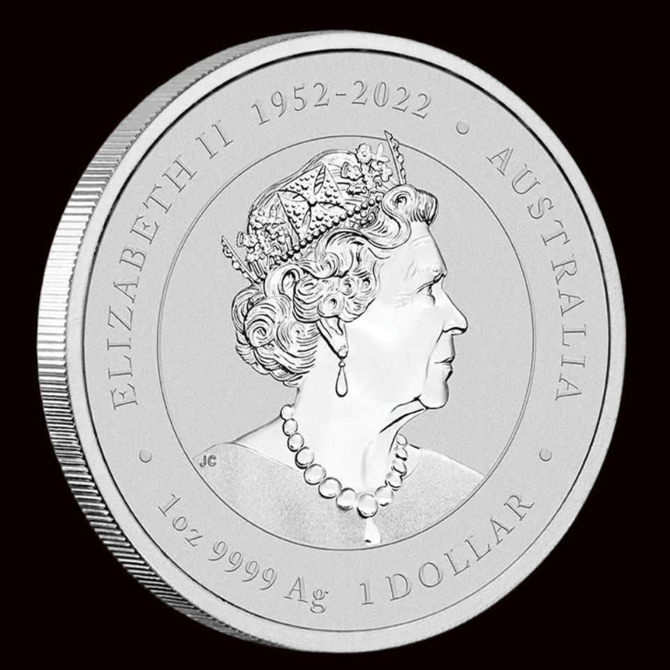 2024 Australia 1 oz Silver Colorized Coin Perth Mint in Capsule
