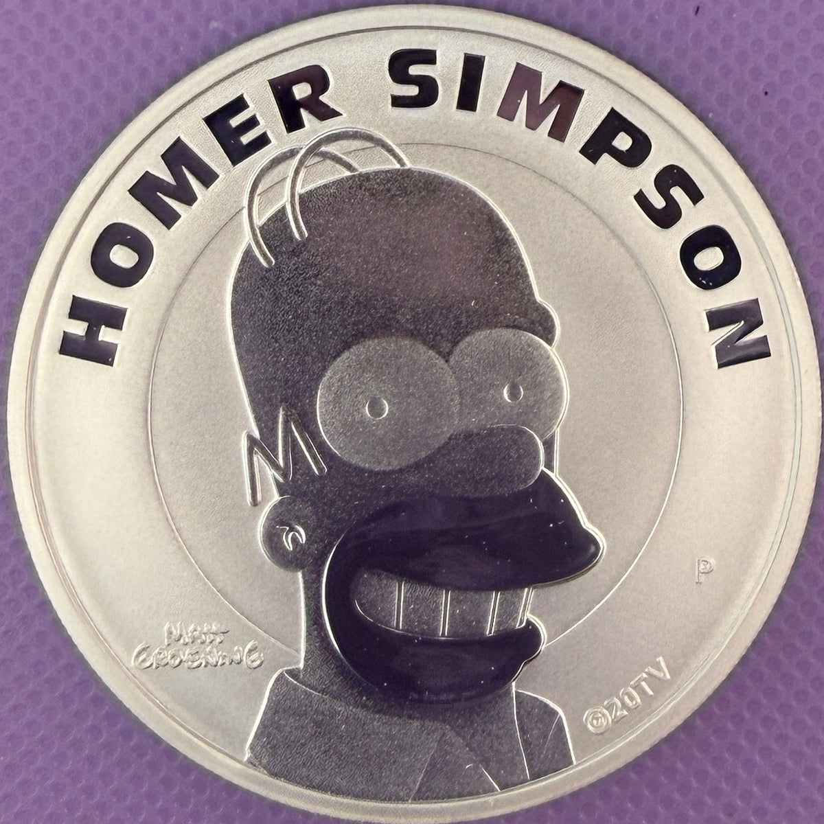 2022 Tuvalu Homer Simpson 1 oz .9999 Silver Coin – The Perth Mint