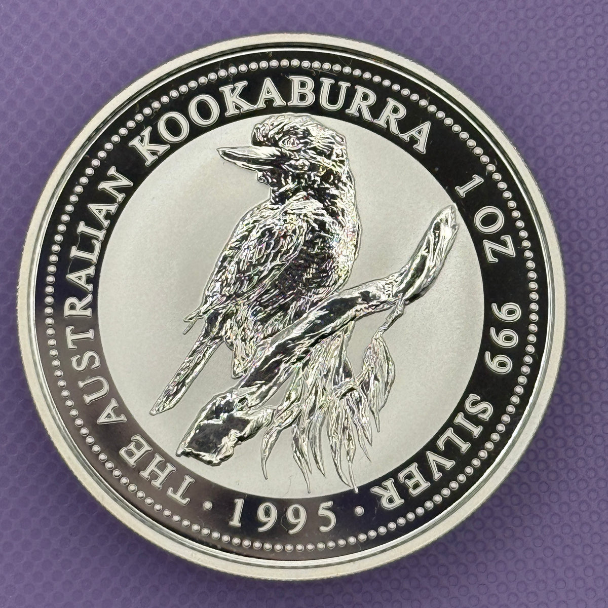 1995 Australia Kookaburra 1 oz .999 Silver Coin BU