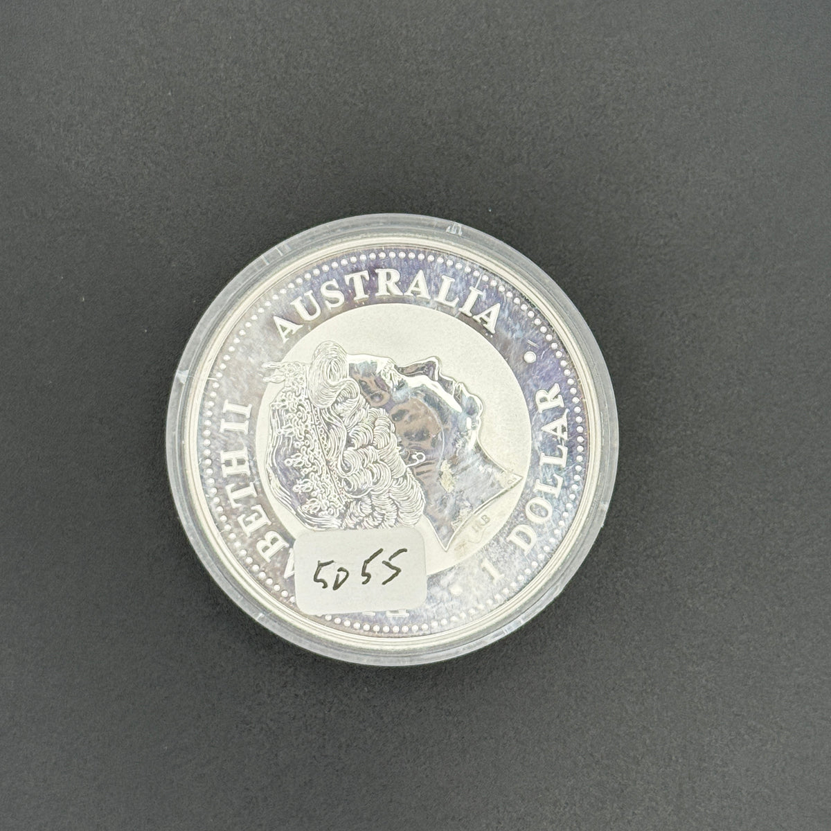 Moneda de plata Kookaburra de 1 oz de 2004 de Australia, plata fina .999