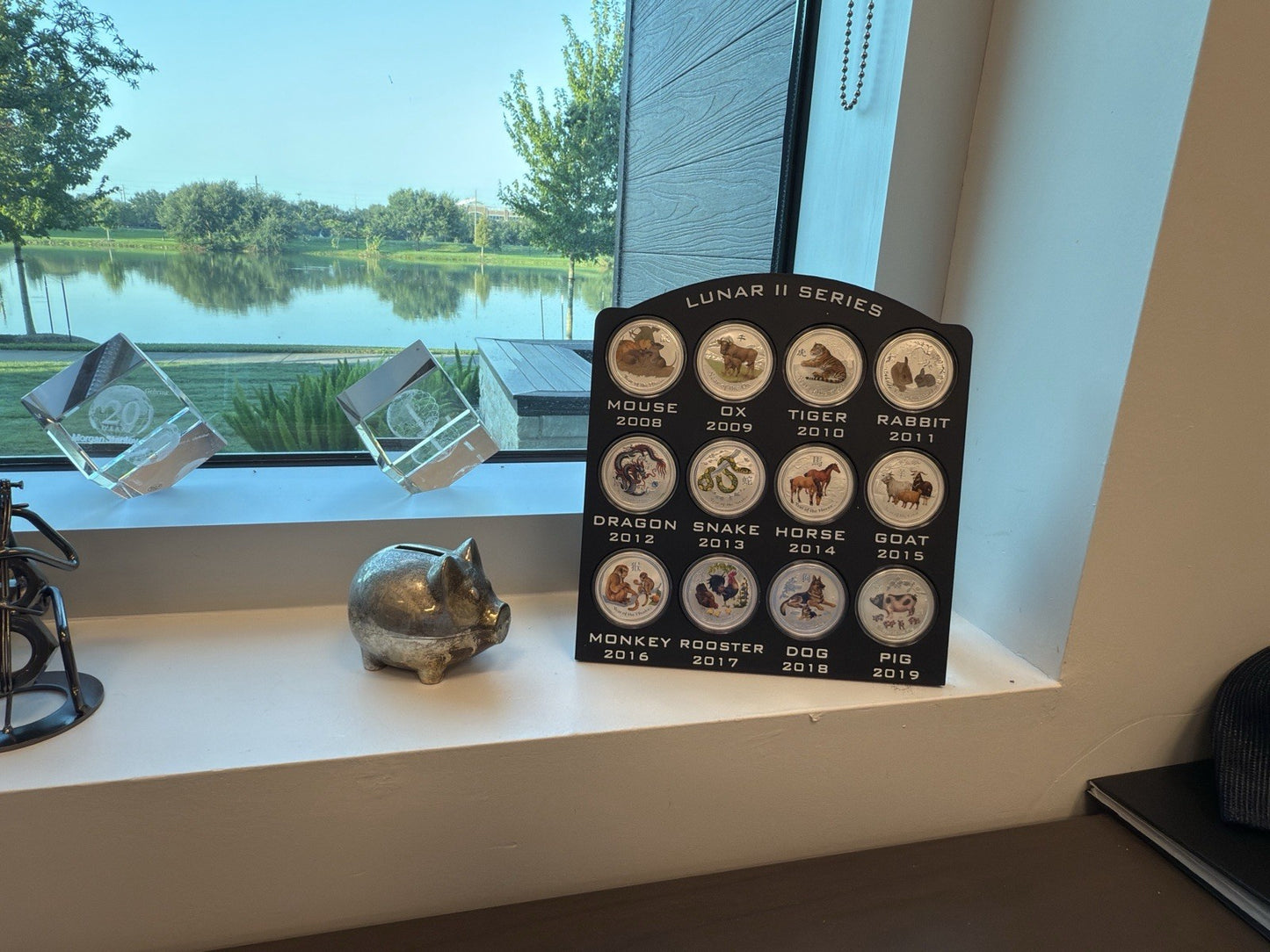 Lunar Series II Colorized, Complete Set, 1 oz Silver (2008-2019)