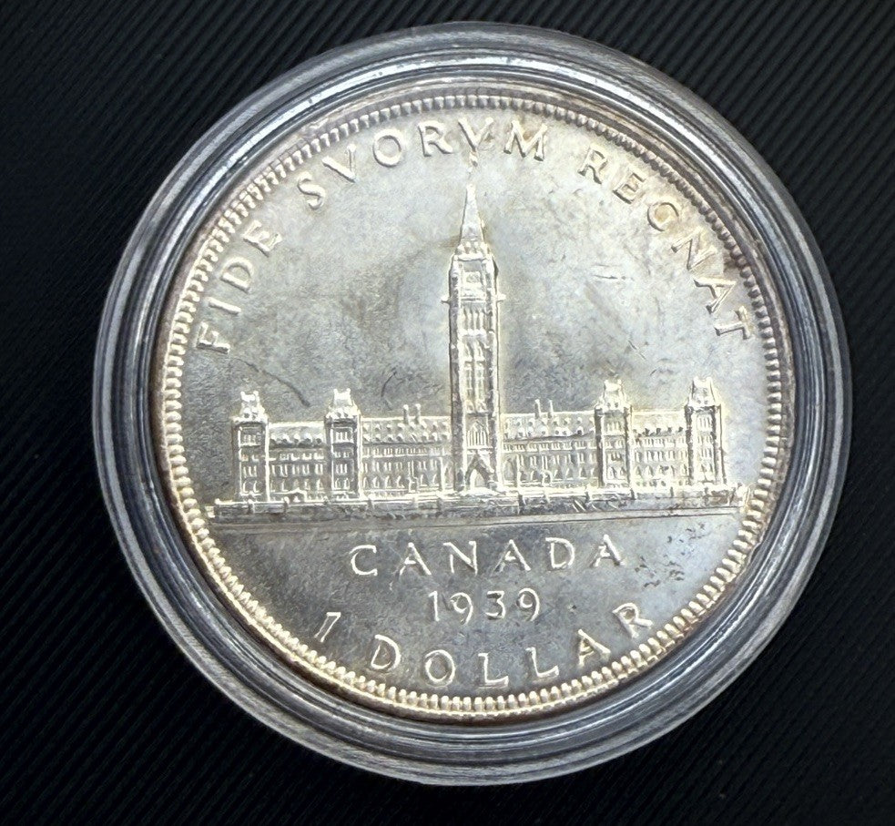 1939 Canadian Silver Dollar - WOW!!