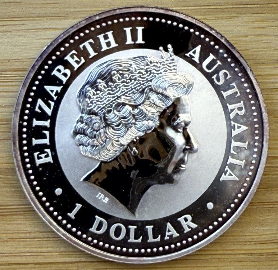 1999 Australia Kookaburra 1oz ☆Semi-Key Date!! ☆