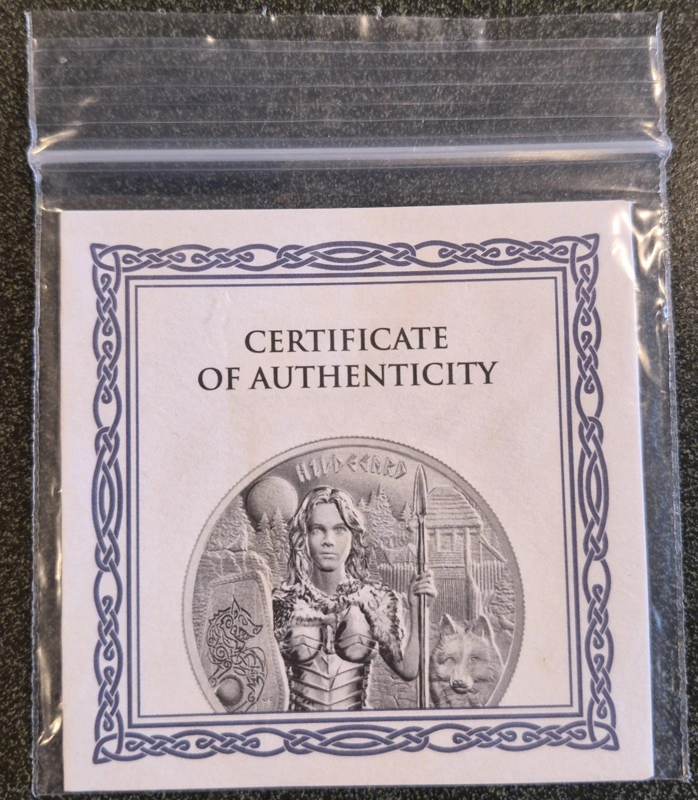 2022 Germania Hildegard 1 oz .9999 Silver BU Coin w/ COA