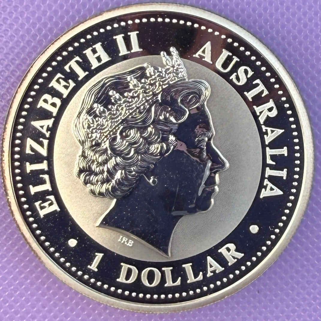 2001 Australia Kookaburra 1 oz Silver Coin .999 Fine Silver Coin