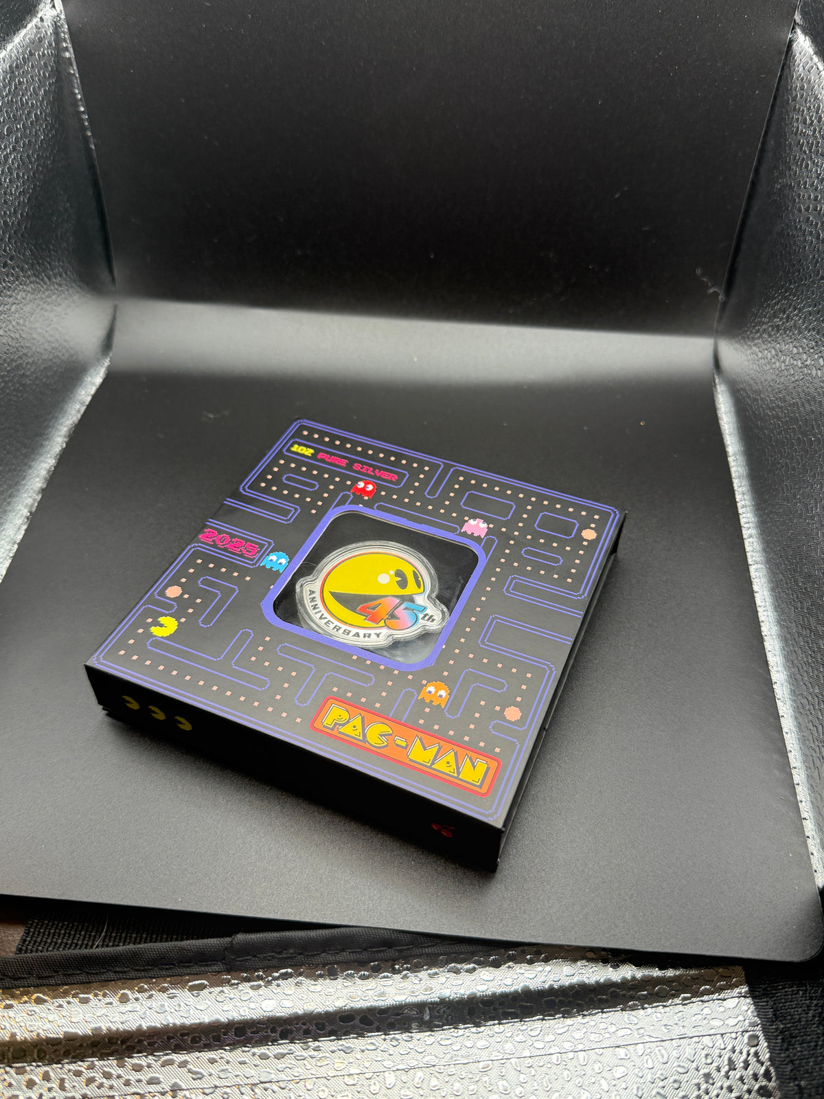 2025 Pac-Man 45th Anniversary 1 oz .9999 Silver Colorized Shaped Coin