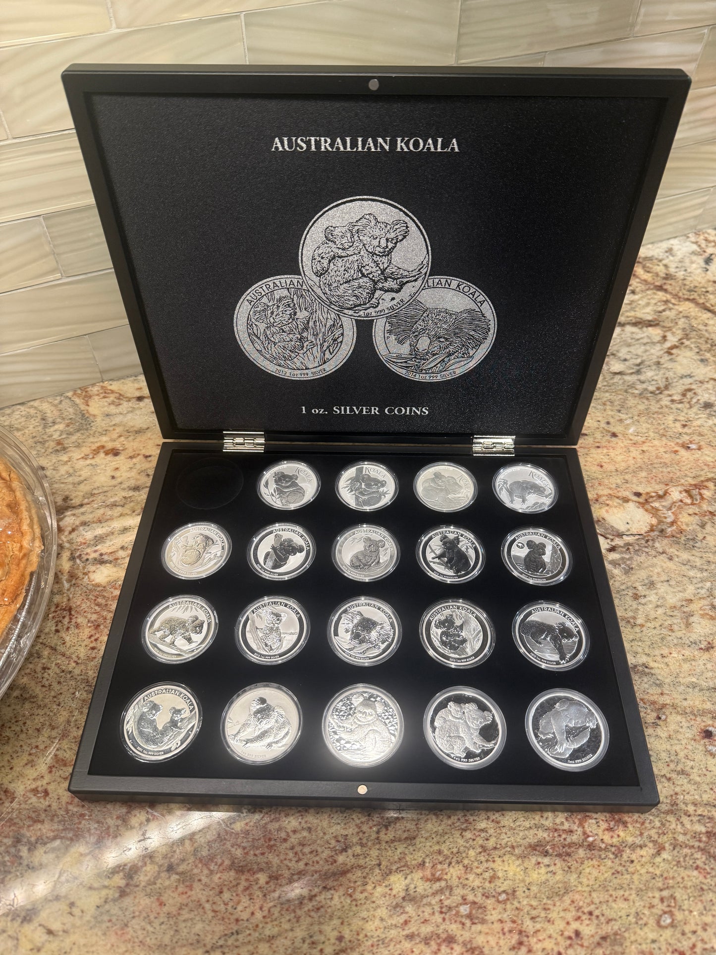 Complete 2007β2025 Australian Silver Koala Set β Beautiful Full Run in Volterra Display Box!