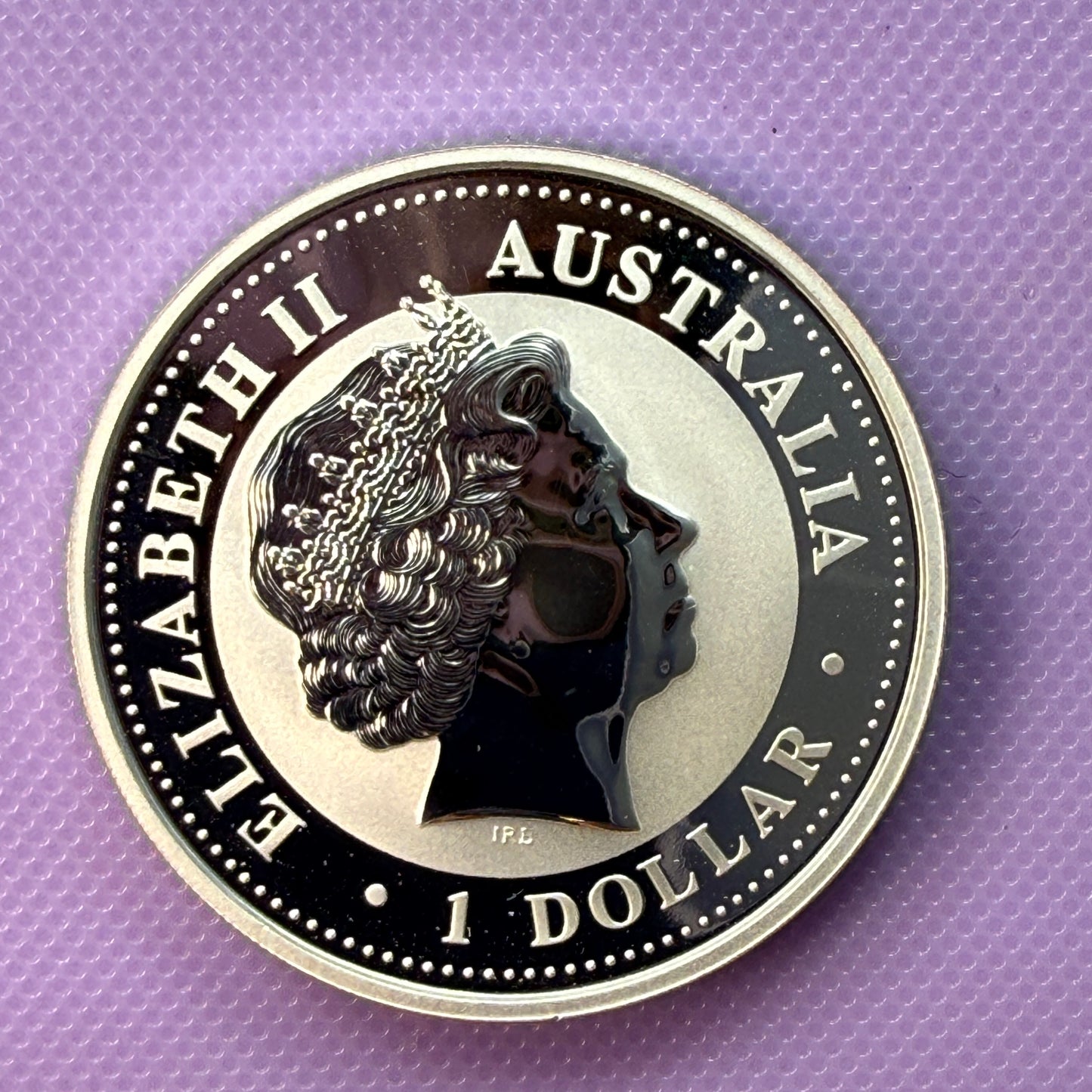 2005 Australia Lunar Series I Year of the Rooster 1 oz Silver Coin