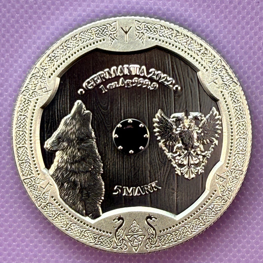 2022 Germania Hildegard 1 oz .9999 Silver BU Coin w/ COA