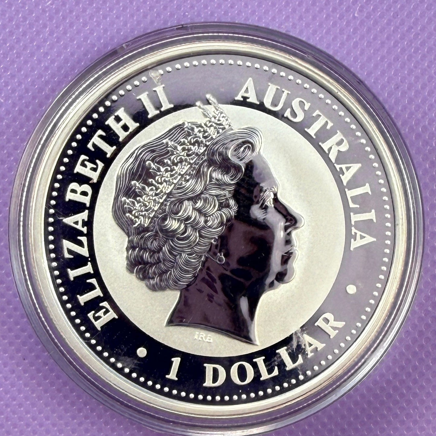 Moneda de Plata Kookaburra de Australia de 2005 de 1 oz, Plata Fina .999