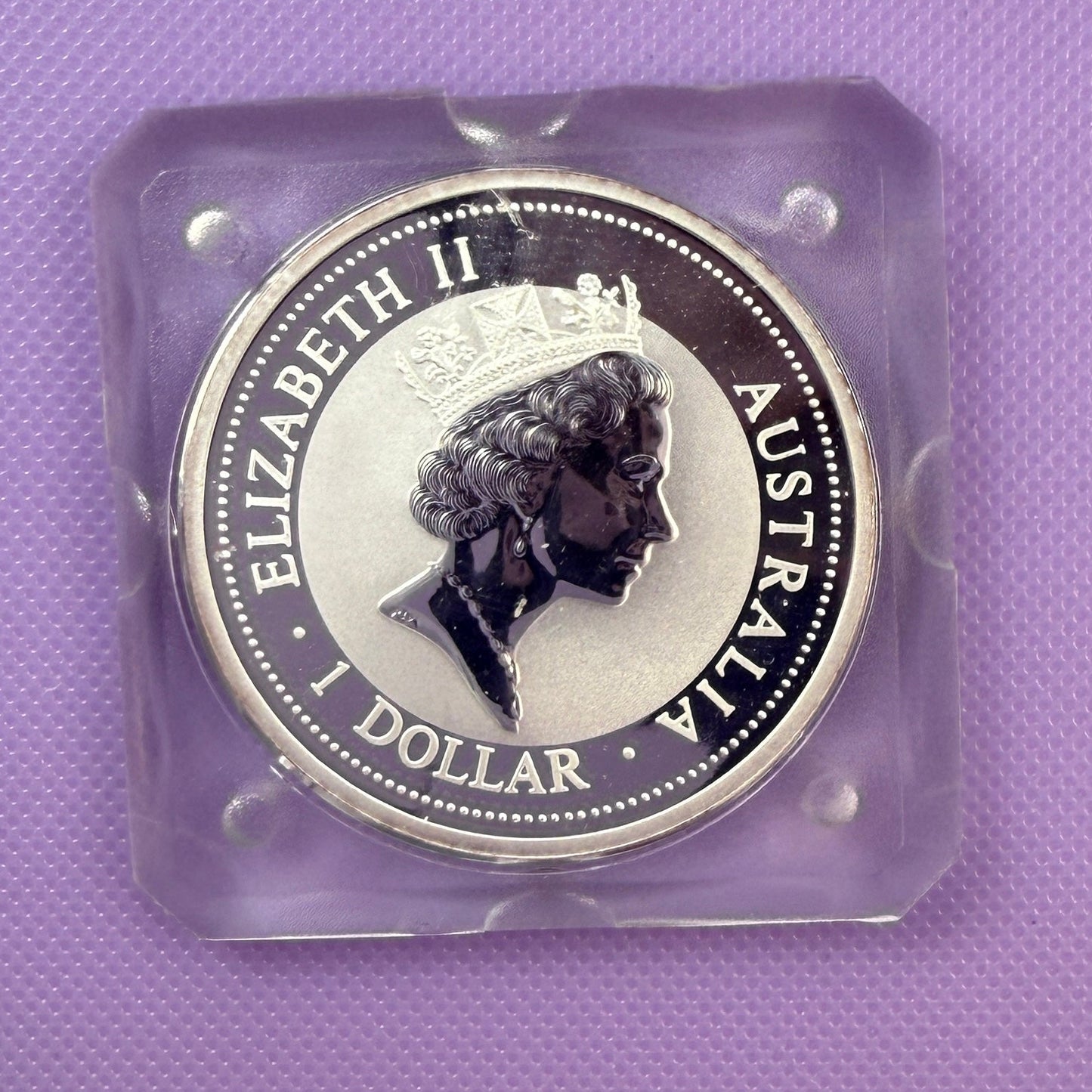 Moneda de Plata de 1 oz Kookaburra de Australia de 1994 .999 Fina BU