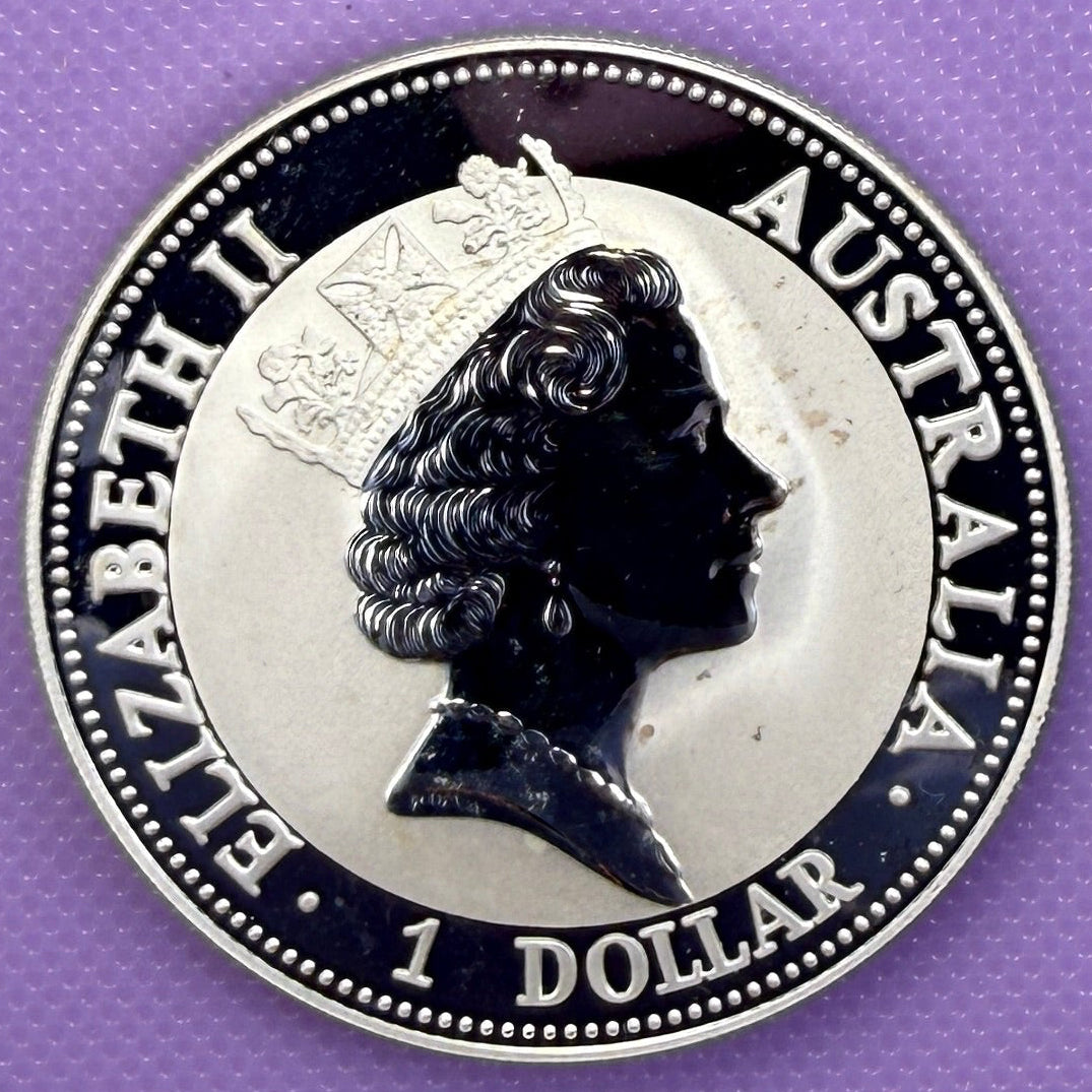 1993 Australia Kookaburra 1 oz Silver Coin .999 Fine Silver Coin BU