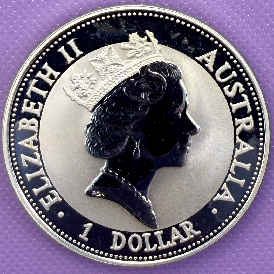 1992 Australia Kookaburra 1 oz Silver Coin .999 Fine Silver Coin BU