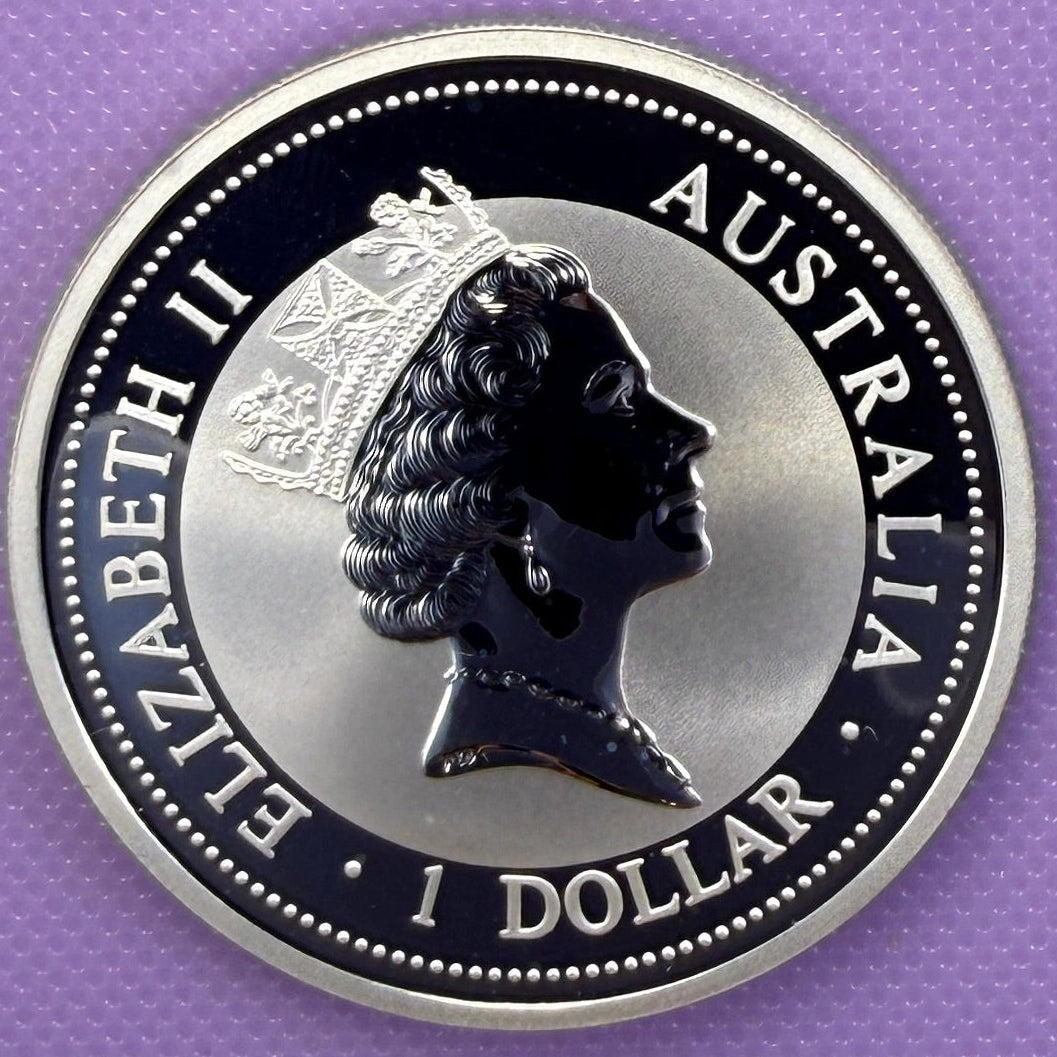1998 Australia Kookaburra 1 oz Silver Coin .999 Fine Silver Coin BU