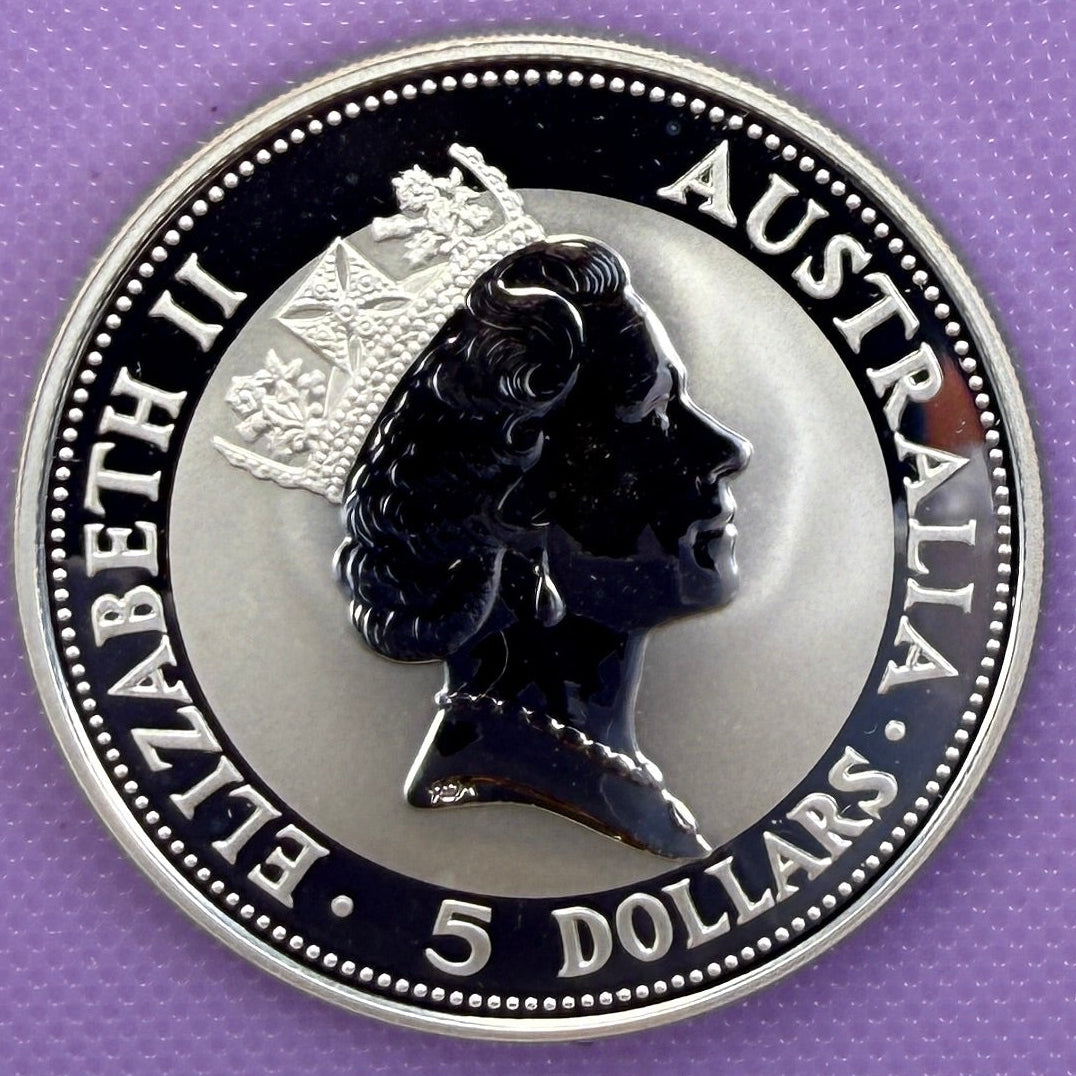 1991 Australia Kookaburra 1 oz Silver Coin .999 Fine Silver Coin BU