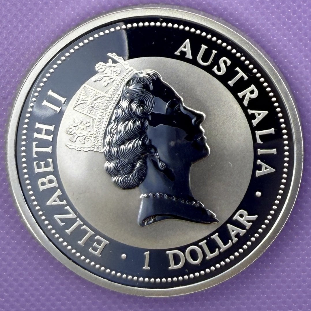 1997 Australia Kookaburra 1 oz Silver Coin .999 Fine Silver Coin BU
