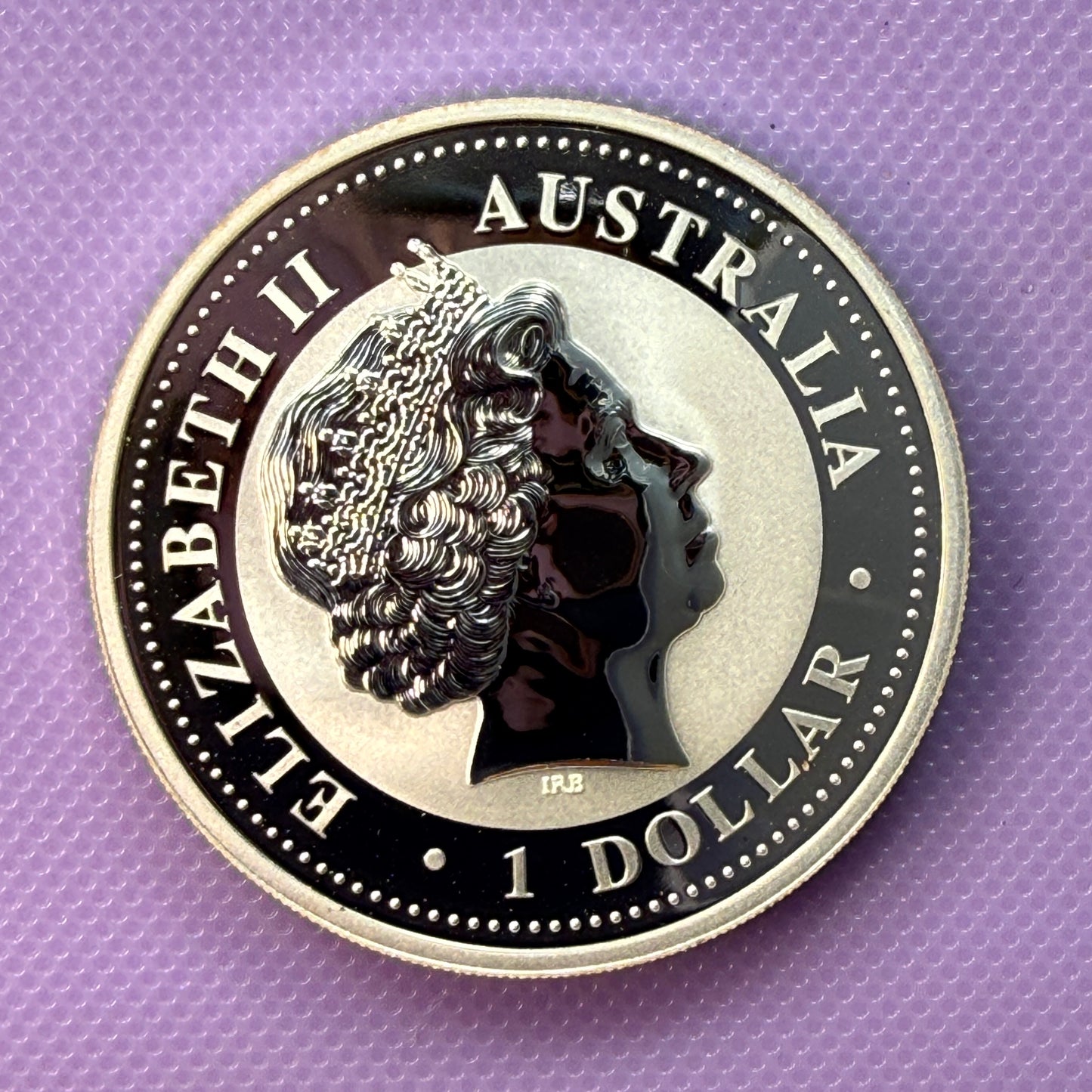 1999 Australia Lunar Series I Year of the Rabbit 1 oz Silver Coin