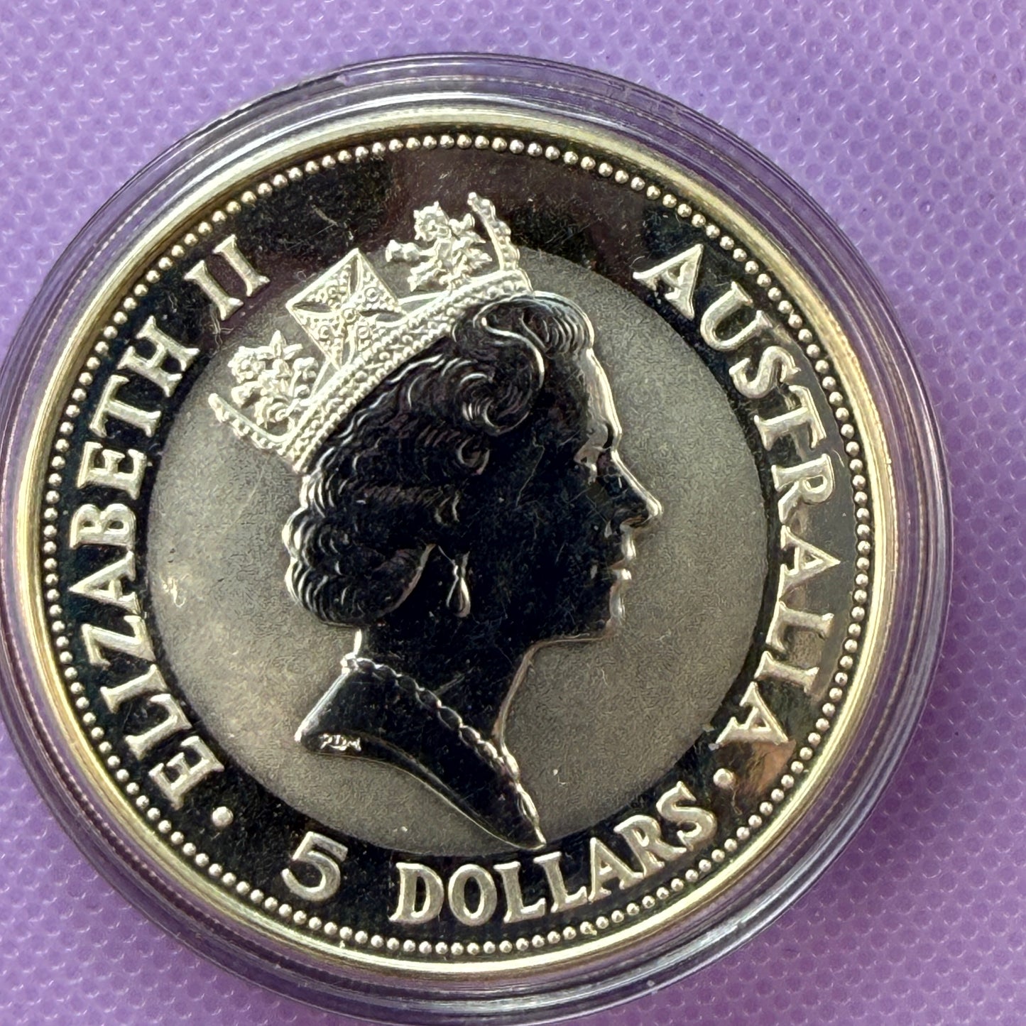 1991 Australia Kookaburra 1 oz Silver Coin .999 Fine Silver Coin