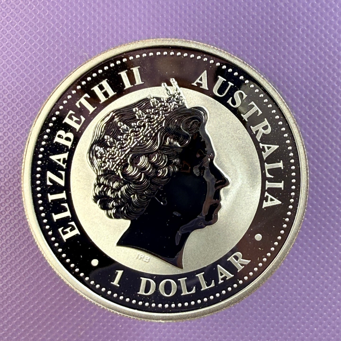 2001 Australia Lunar Series I Year of the Snake 1 oz Silver Coin