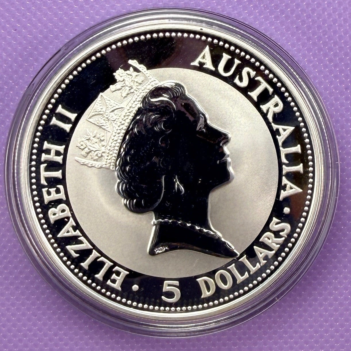1991 Australia Kookaburra 1 oz Silver Coin .999 Fine Silver Coin BU