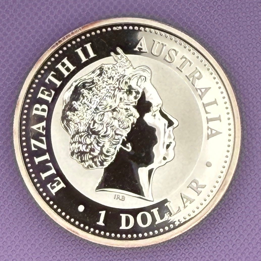 2004-P Australia Kookaburra $1 1 oz .999 Silver Coin BU