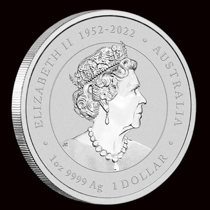 2024 Australia 1 oz Silver Colorized Coin Perth Mint in Capsule