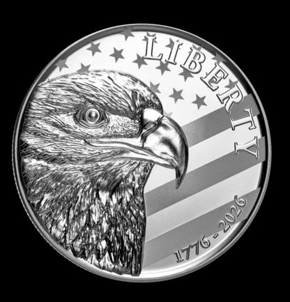 10 oz Silver Round Sunshine Minting 250th Anniversary American Eagle