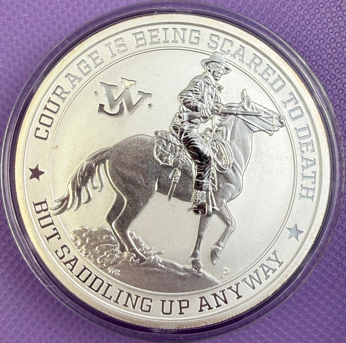 2021 Tuvalu John Wayne “Courage” 1 oz Silver Coin