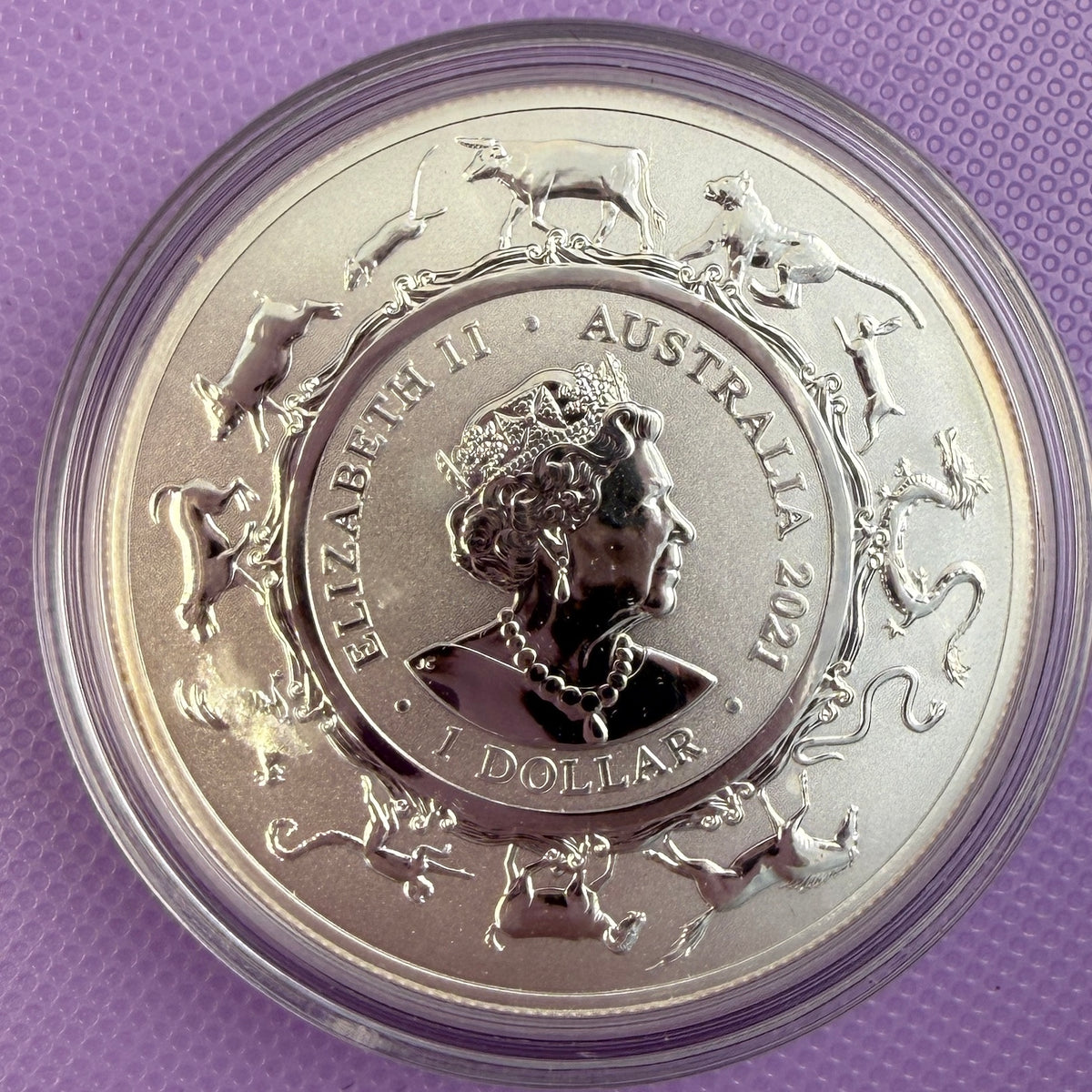 2021 Año del BUEY, Plata - 1 oz