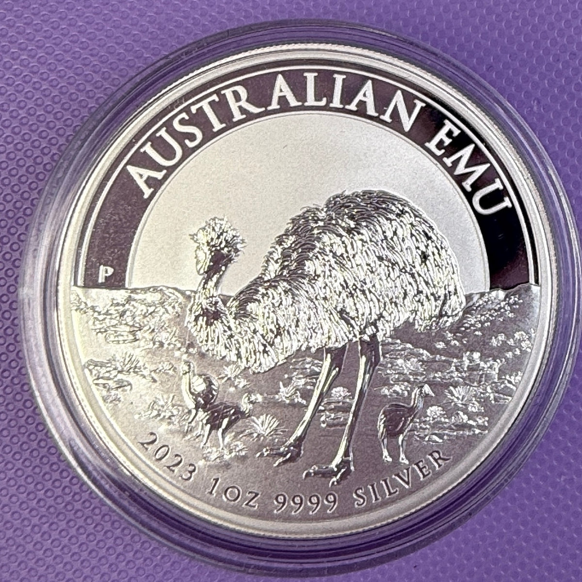 2023 Australian Emu 1 oz .9999 Silver Coin – Perth Mint – 30,000 Mintage