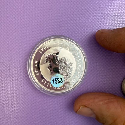 2021 Australian Quokka 1 oz Silver Coin Perth Mint BU