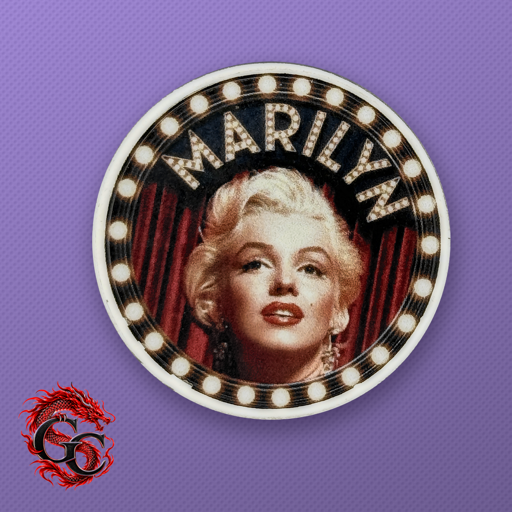Marilyn Monroe 1 oz .999 Silver Colorized Round