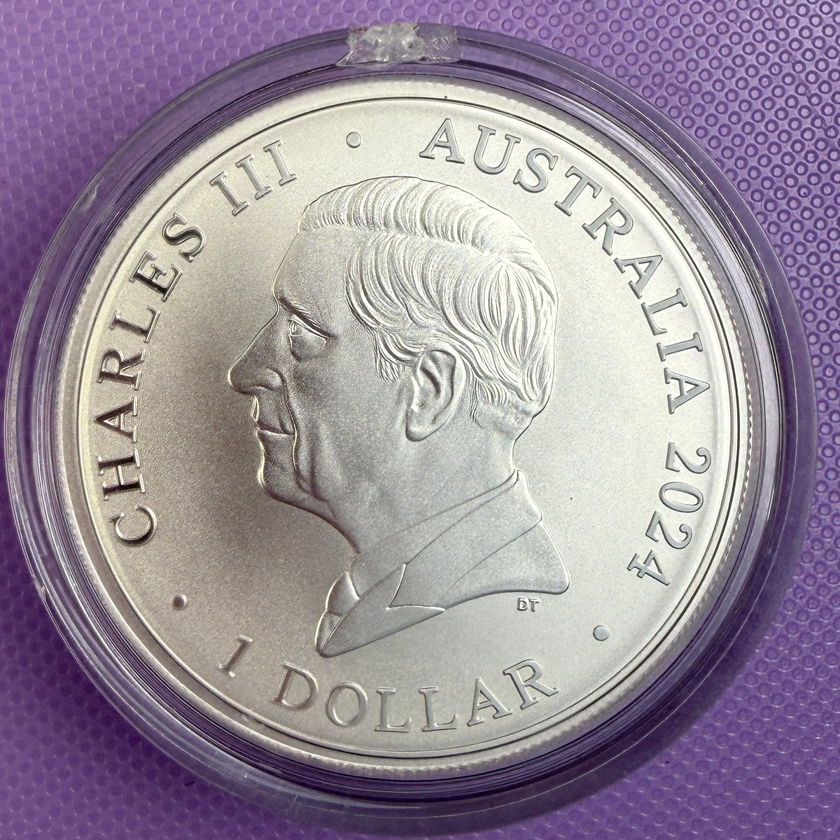 2024 Australia Zoo Giraffe 1 oz Silver Coin RAM BU