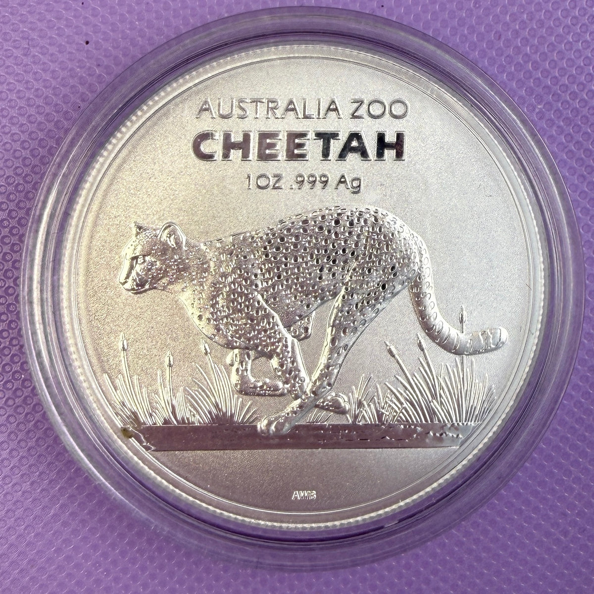 2021 Australia Zoo Cheetah 1 oz .999 Silver Coin – 25,000 Mintage