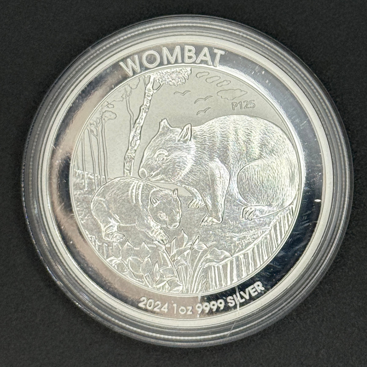 2024-P Australia Wombat $1 1 oz .9999 Silver BU
