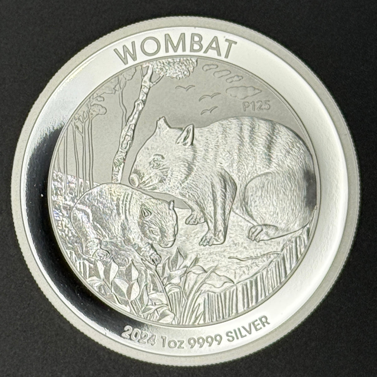 2024-P Australia Wombat $1 1 oz .9999 Silver BU