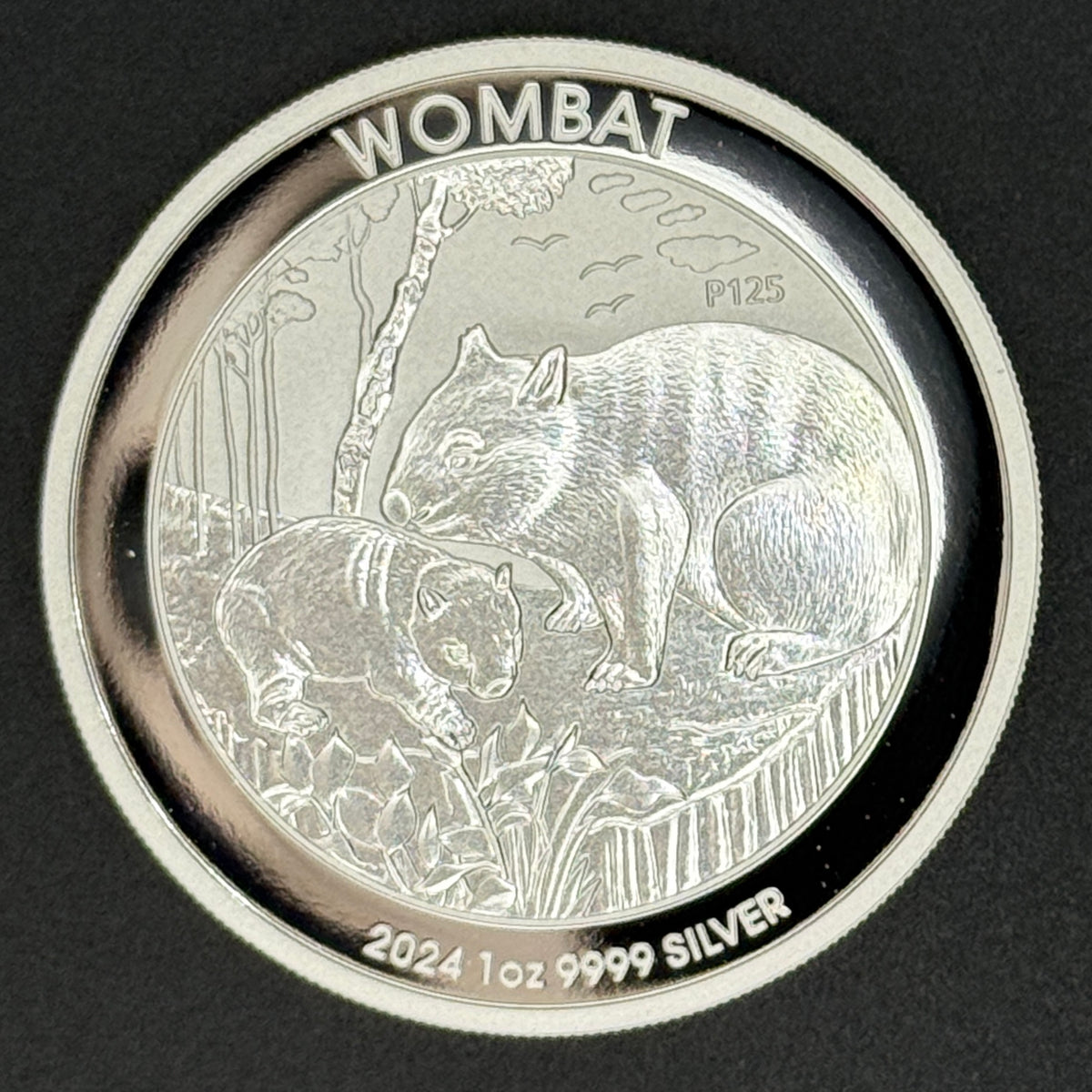 2024-P Australia Wombat $1 1 oz .9999 Silver BU