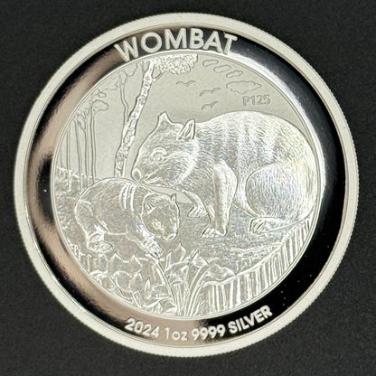 2024-P Australia Wombat $1 1 oz .9999 Silver BU