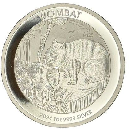 2024-P Australia Wombat $1 1 oz .9999 Silver BU