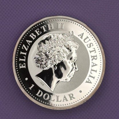 2004-P Australia Kookaburra $1 1 oz .999 Silver Coin BU