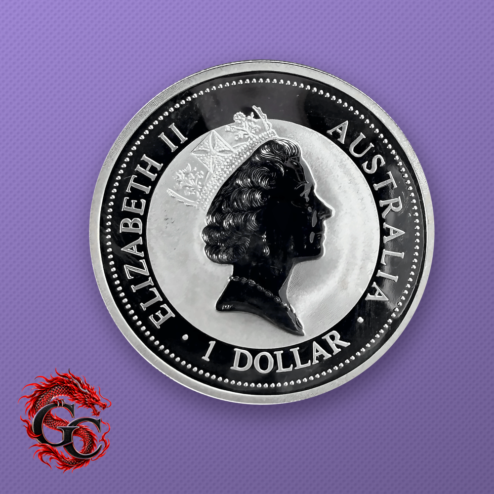 1995-P Australia Kookaburra $1 1 oz .999 Silver Coin BU