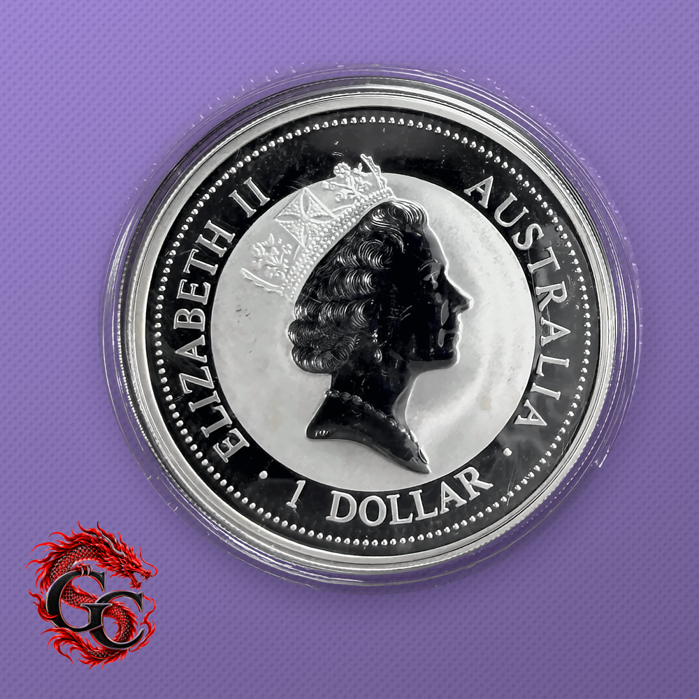 1995-P Australia Kookaburra $1 1 oz .999 Silver Coin BU