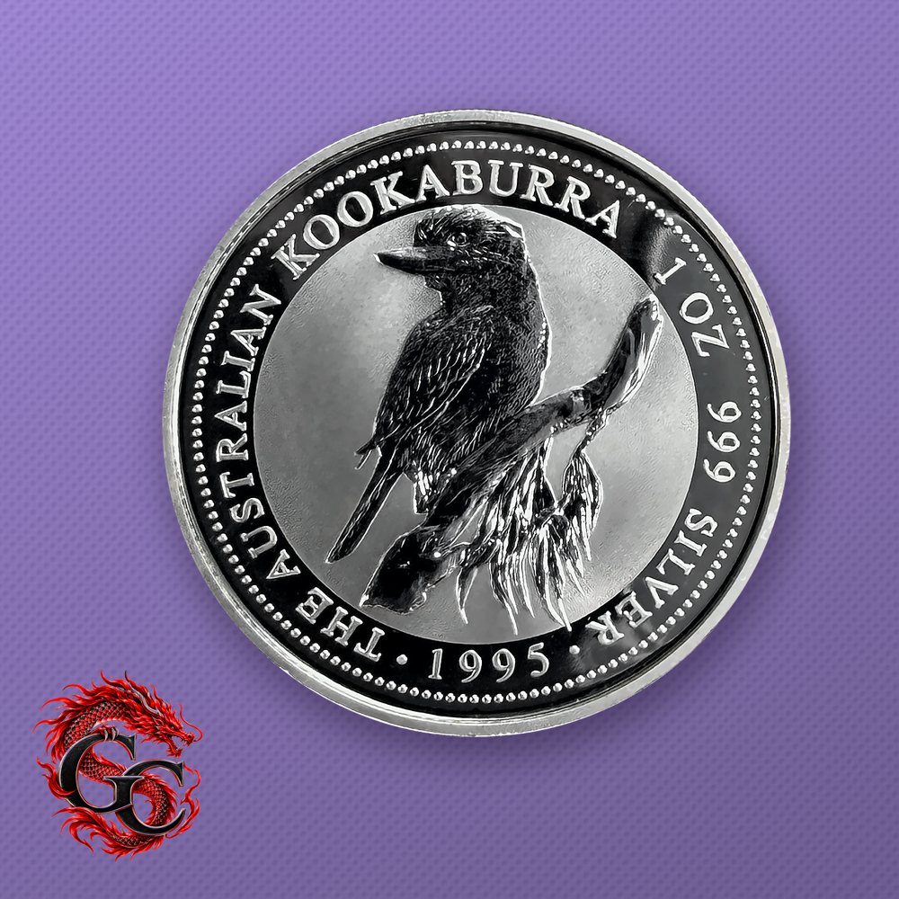 1995-P Australia Kookaburra $1 1 oz .999 Silver Coin BU