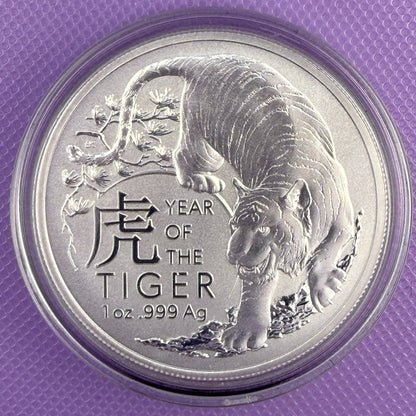 2022 Lunar RAM Silver Year of the Tiger 1 oz