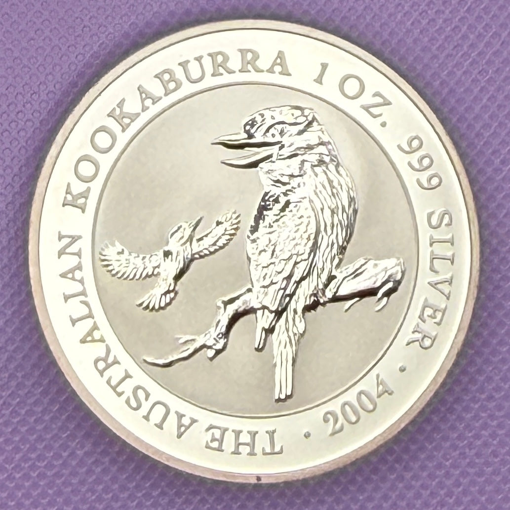 2004-P Australia Kookaburra $1 1 oz .999 Silver Coin BU