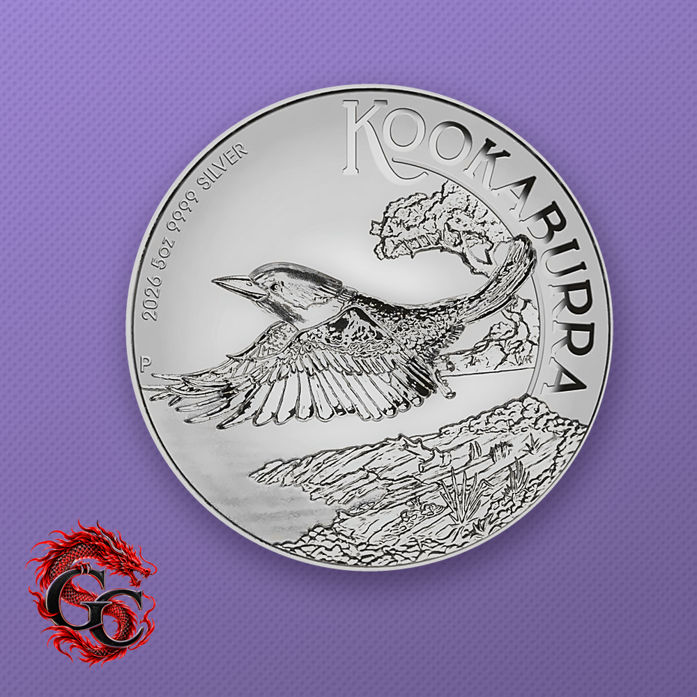 2026-P Australia Kookaburra $8 5 oz .9999 Silver Coin with Privy BU
