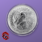 1990-P Australia Kookaburra $5 1 oz .999 Silver Coin BU