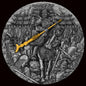 2022 Niue Cao Cao Romance of the Three Kingdoms Tiger 2 oz Silver Antiqued Coin w/ Box & COA