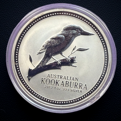 2003 Australia Kookaburra 1 oz Silver Coin .999 Fine Silver Coin