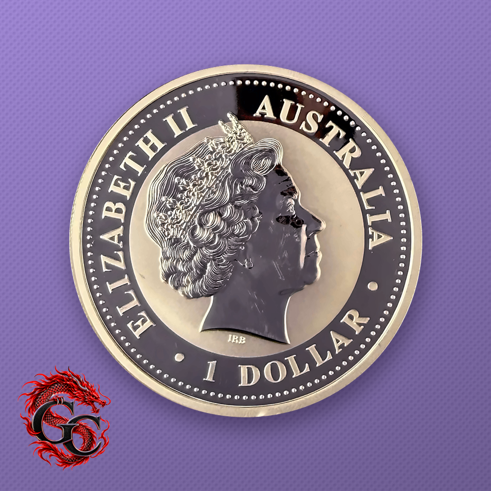 2004 Australia Kookaburra Moneda de Plata de 1 oz .999 Fina BU